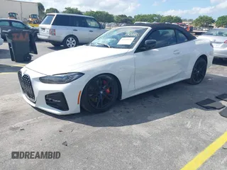 2023 BMW 4 Series 430i with VIN WBA23AT06PCL13531, listed as a IAAI auction lot 41528176 with 26,961 mi miles. Bid and sale history available at carsss.com. Image 2.