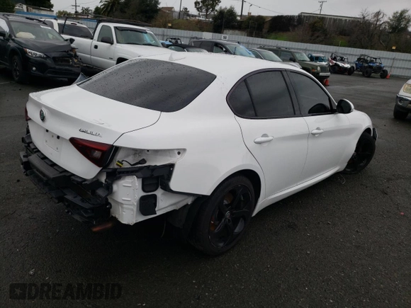 2017 Alfa Romeo Giulia with VIN ZARFAEDN1H7541156, listed as a Copart auction lot 73412182 with 50,085 mi miles. Bid and sale history available at carsss.com. Image 3.