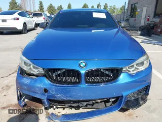 2015 BMW 4 Series 435i with VIN WBA3R1C50FF774588, listed as a IAAI auction lot 42001394 with 96,400 mi miles and . Bid and sale history available at carsss.com. Image 6.