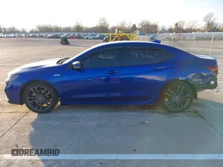 2019 Acura TLX w/A-Spec Pkg with VIN 19UUB1F6XKA000681, listed as a IAAI auction lot 41224143 with 58,960 mi miles. Bid and sale history available at carsss.com. Image 15.
