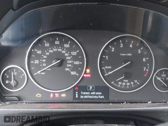 2015 BMW 3 Series 320i with VIN WBA3B1C51FP831380, listed as a IAAI auction lot 41044053 with 187,660 mi miles. Bid and sale history available at carsss.com. Image 7.