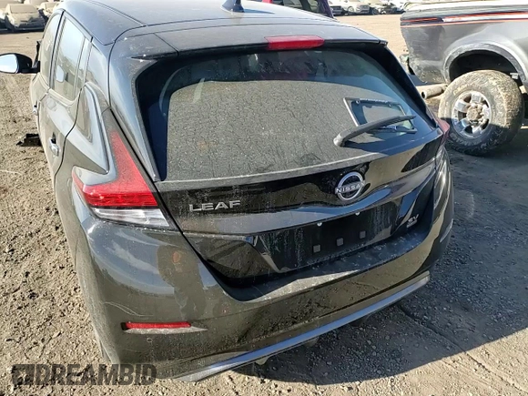 2025 Nissan LEAF SV Plus with VIN 1N4CZ1CV6SC562363, listed as a Copart auction lot 85670494 with Not Provided miles and Salvage Title. Bid and sale history available at carsss.com. Image 12.