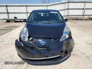 2014 Nissan LEAF SL with VIN 1N4AZ0CP7EC334248, listed as a Copart auction lot 52198325 with 57,659 mi miles and Salvage Title. Bid and sale history available at carsss.com. Image 5.