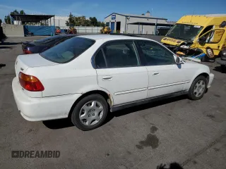 2000 Honda Civic EX with VIN JHMEJ8647YS004508, listed as a Copart auction lot 76315554 with 204,597 mi miles and Clean Title. Bid and sale history available at carsss.com. Image 3.
