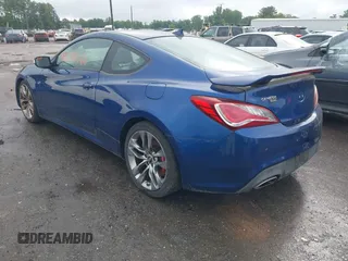 2016 Hyundai Genesis Coupe R-Spec with VIN KMHHU6KJ1GU132635, listed as a IAAI auction lot 42393361 with 138,793 mi miles and . Bid and sale history available at DreamBid. Image 3.