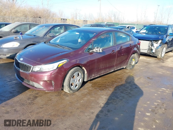 2018 Kia Forte LX with VIN 3KPFK4A72JE206565, listed as a IAAI auction lot 41639846 with 98,429 mi miles. Bid and sale history available at carsss.com. Image 17.
