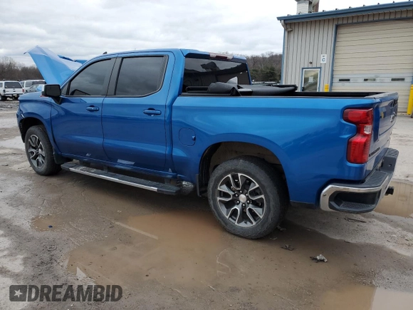 2022 Chevrolet Silverado 1500 LT with VIN 3GCUDDEDXNG595743, listed as a Copart auction lot 84348264 with Not Provided miles and Salvage Title. Bid and sale history available at DreamBid. Image 2.