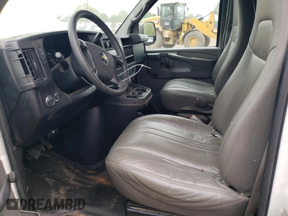 2010 Chevrolet Express Cargo Van with VIN 1GCUGADX5A1176855, listed as a Copart auction lot 49880964 with 198,739 mi miles and Salvage Title. Bid and sale history available at carsss.com. Image 7.