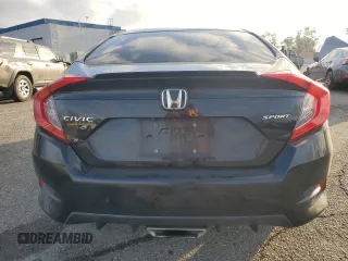 2021 Honda Civic Sport with VIN 2HGFC2F81MH537604, listed as a Copart auction lot 50771195 with 84,500 mi miles and Salvage Title. Bid and sale history available at DreamBid. Image 6.