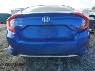 2019 Honda Civic Sedan LX with VIN 19XFC2F61KE038744, listed as a Copart auction lot 85879744 with 0 mi miles and Salvage Title. Bid and sale history available at carsss.com. Image 6.