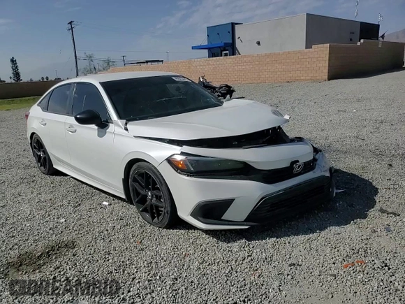 2022 Honda Civic Sport with VIN 2HGFE2F55NH565648, listed as a Copart auction lot 46843445 with 69,730 mi miles and Salvage Title. Bid and sale history available at carsss.com. Image 10.
