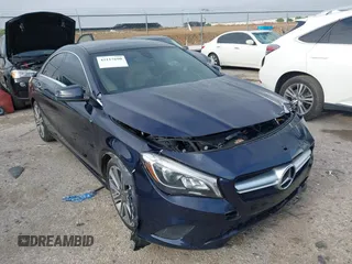 2018 Mercedes-Benz CLA with VIN WDDSJ4EB4JN637135, listed as a IAAI auction lot 42117690 with 79,734 mi miles. Bid and sale history available at carsss.com. Image 1.