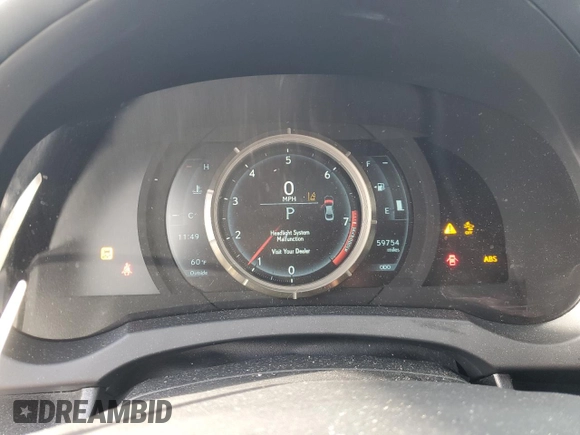 2018 Lexus IS 350 with VIN JTHBZ1D23J5033190, listed as a Copart auction lot 85944844 with 59,754 mi miles and Salvage title. Bid and sale history available at DreamBid. Image 9.