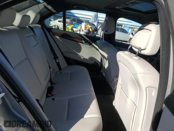 2011 Mercedes-Benz C 350 Sport with VIN WDDGF5GB1BR168865, listed as a Copart auction lot 42651305 with 54,528 mi miles and Salvage title. Bid and sale history available at DreamBid. Image 10.