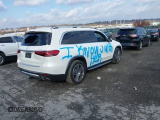 2022 Mercedes-Benz GLS 450 z VIN 4JGFF5KE7NA605029, wystawiony jako IAAI lot #41084955 z przebiegiem 47 501 mil mil oraz . Historia ofert i sprzedaży dostępna na DreamBid. Obrazek 4.
