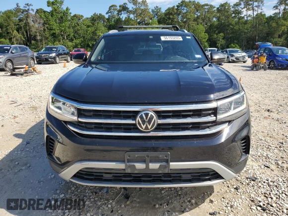 2022 Volkswagen Atlas SE with VIN 1V2LC2CA2NC210351, listed as a Copart auction lot 56193205 with 54,906 mi miles and Clean title. Bid and sale history available at DreamBid. Image 5.