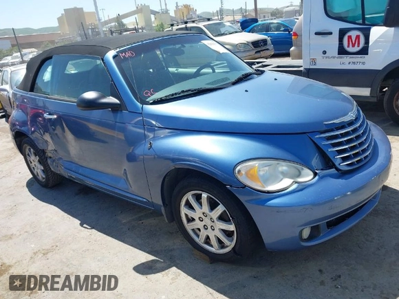 2007 Chrysler PT Cruiser with VIN 3C3JY45X67T596176, listed as a IAAI auction lot 42029177 with 143,899 mi miles. Bid and sale history available at carsss.com. Image 1.