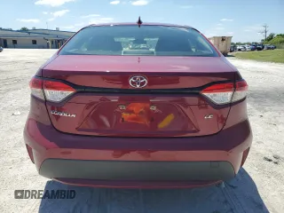 2022 Toyota Corolla LE with VIN JTDVPMAE4NJ221959, listed as a Copart auction lot 52168765 with 40,324 mi miles and Salvage Title. Bid and sale history available at DreamBid. Image 6.