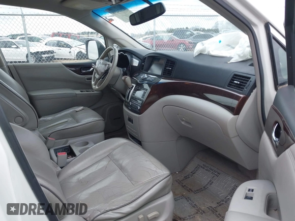 2012 Nissan Quest LE z VIN JN8AE2KP1C9036697, wystawiony jako IAAI lot #42124298 z przebiegiem 238 366 mil mil oraz . Historia ofert i sprzedaży dostępna na DreamBid. Obrazek 5.