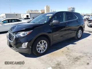 2021 Chevrolet Equinox LT with VIN 3GNAXKEV9ML316982, listed as a Copart auction lot 48827395 with 41,392 mi miles and Salvage Title. Bid and sale history available at DreamBid. Image 1.