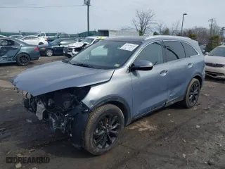 2020 Kia Sorento EX V6 with VIN 5XYPHDA54LG639537, listed as a IAAI auction lot 41570160 with 34,858 mi miles. Bid and sale history available at carsss.com. Image 2.