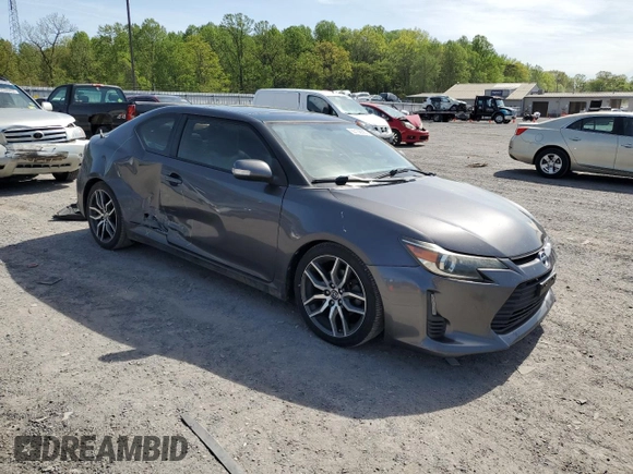 2015 Scion tC with VIN JTKJF5C76FJ007698, listed as a Copart auction lot 55138695 with 171,815 mi miles and Salvage Title. Bid and sale history available at carsss.com. Image 4.
