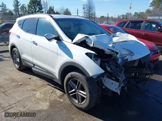 2017 Hyundai Santa Fe Sport 2.4L with VIN 5NMZU3LB8HH010930, listed as a IAAI auction lot 41201194 with 1 mi miles. Bid and sale history available at carsss.com. Image 1.