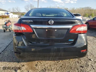 2014 Nissan Sentra S with VIN 3N1AB7AP4EL694370, listed as a Copart auction lot 50394395 with 172,332 mi miles and Salvage Title. Bid and sale history available at carsss.com. Image 6.