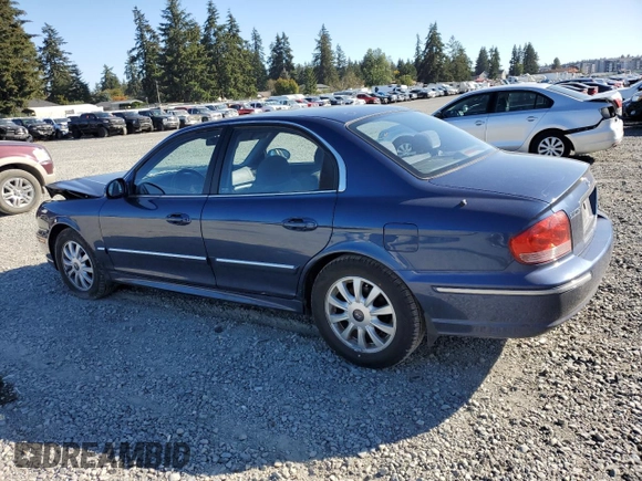 2005 Hyundai Sonata GLS with VIN KMHWF35H75A100957, listed as a Copart auction lot 74320574 with 141,402 mi miles and Salvage Title. Bid and sale history available at carsss.com. Image 2.