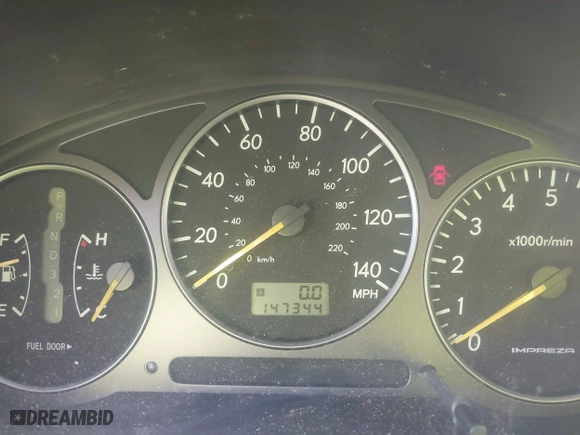 2003 Subaru Impreza Wagon WRX with VIN JF1GG29623H803854, listed as a IAAI auction lot 42035621 with 147,344 mi miles. Bid and sale history available at carsss.com. Image 7.