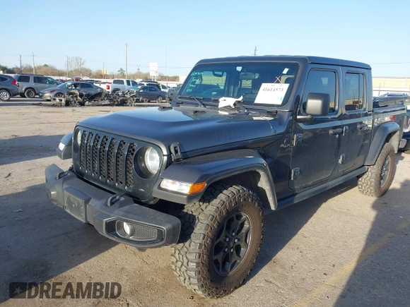2022 Jeep Gladiator Texas Trail with VIN 1C6HJTAG7NL151184, listed as a IAAI auction lot 41614573 with 50,169 mi miles. Bid and sale history available at carsss.com. Image 17.
