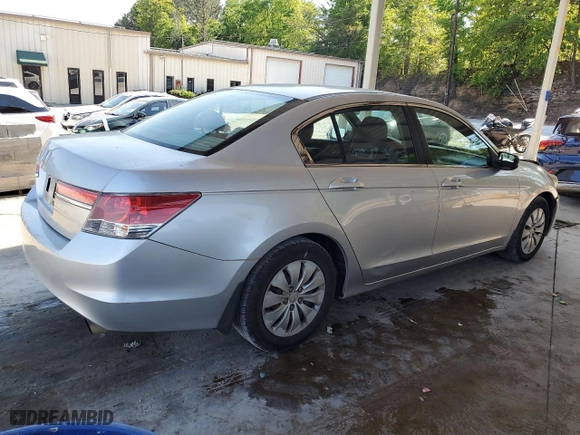 2011 Honda Accord Sdn LX with VIN 1HGCP2F30BA151344, listed as a Copart auction lot 53546525 with 303,618 mi miles and Salvage Title. Bid and sale history available at carsss.com. Image 3.