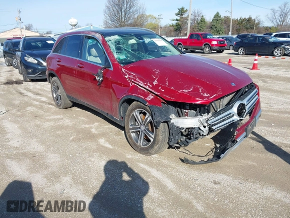 2017 Mercedes-Benz GLC with VIN WDC0G4KB5HF144051, listed as a IAAI auction lot 41944240 with 76,632 mi miles. Bid and sale history available at carsss.com. Image 1.