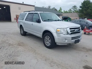 2011 Ford Expedition Max XLT with VIN 1FMJK1J54BEF15941, listed as a IAAI auction lot 42289436 with 288,050 mi miles and . Bid and sale history available at DreamBid. Image 1.