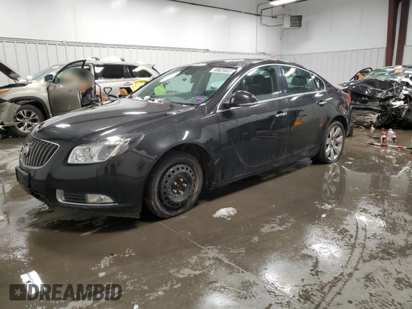 2013 Buick Regal Turbo Premium 2 with VIN 2G4GT5GV6D9141425, listed as a Copart auction lot 49825865 with 125,433 mi miles and Salvage title. Bid and sale history available at DreamBid. Image 1.
