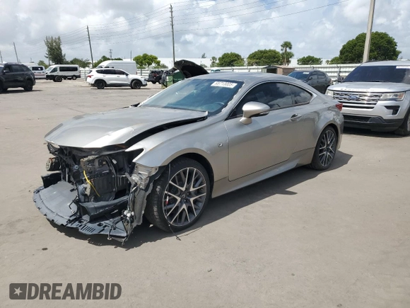 2015 Lexus RC 350 F Sport с VIN JTHHE5BC7F5001830, выставлен на аукционе Copart как лот 65713005 с пробегом 8 716 миль миль и Списание • Salvage title. История ставок и продаж доступна на DreamBid. Изображение 1.