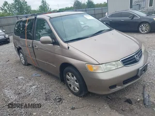 2003 Honda Odyssey EX-L z VIN 5FNRL18973B122173, wystawiony jako IAAI lot #42252018 z przebiegiem 204 487 mil mil oraz . Historia ofert i sprzedaży dostępna na DreamBid. Obrazek 1.