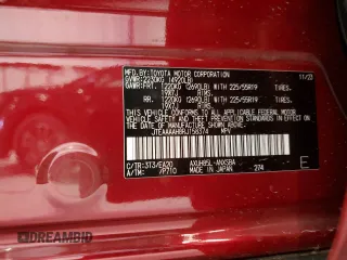 2024 Toyota Venza LE z VIN JTEAAAAH8RJ158374, wystawiony jako Copart lot #57263545 z przebiegiem 8 407 mil mil oraz Szkoda całkowita • Salvage title. Historia ofert i sprzedaży dostępna na DreamBid. Obrazek 14.