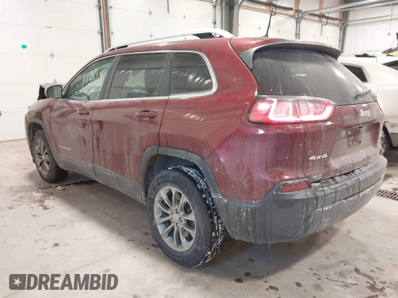 2019 Jeep Cherokee Latitude Plus with VIN 1C4PJMLB6KD465474, listed as a IAAI auction lot 41563058 with 74,680 mi miles. Bid and sale history available at carsss.com. Image 14.