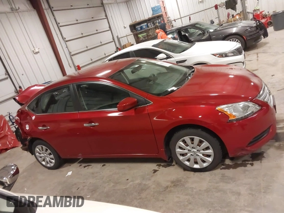 2014 Nissan Sentra S with VIN 3N1AB7AP6EY285452, listed as a IAAI auction lot 41514976 with 77,762 mi miles and . Bid and sale history available at carsss.com. Image 13.