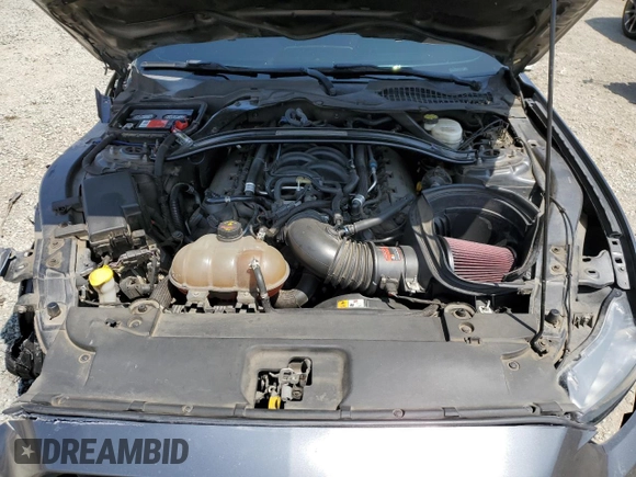 2016 Ford Mustang GT with VIN 1FA6P8CF5G5206504, listed as a Copart auction lot 55448035 with 76,856 mi miles and Salvage title. Bid and sale history available at DreamBid. Image 11.