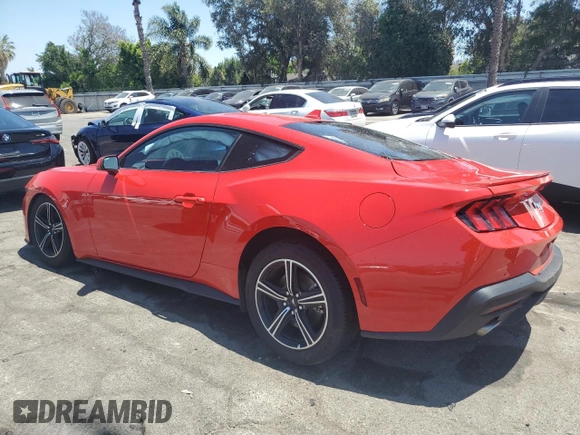 2024 Ford Mustang EcoBoost with VIN 1FA6P8TH5R5133459, listed as a Copart auction lot 61395845 with 27,489 mi miles and Salvage title. Bid and sale history available at DreamBid. Image 2.