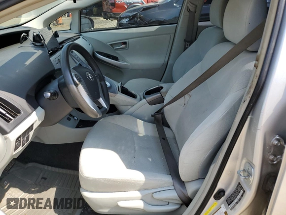 2015 Toyota Prius Four with VIN JTDKN3DUXF1972409, listed as a Copart auction lot 61596695 with Not provided miles and Salvage title. Bid and sale history available at DreamBid. Image 7.