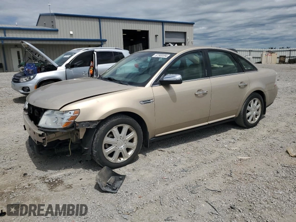 2008 Ford Taurus Limited with VIN 1FAHP25W18G160498, listed as a Copart auction lot 67908594 with 119,305 mi miles and Salvage Title. Bid and sale history available at carsss.com. Image 1.