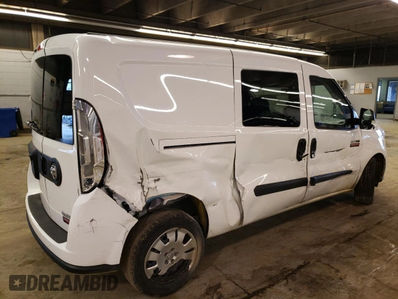 2019 Ram ProMaster City Cargo Tradesman SLT with VIN ZFBHRFBB9K6M25827, listed as a Copart auction lot 37883194 with 137,116 mi miles and . Bid and sale history available at DreamBid. Image 3.