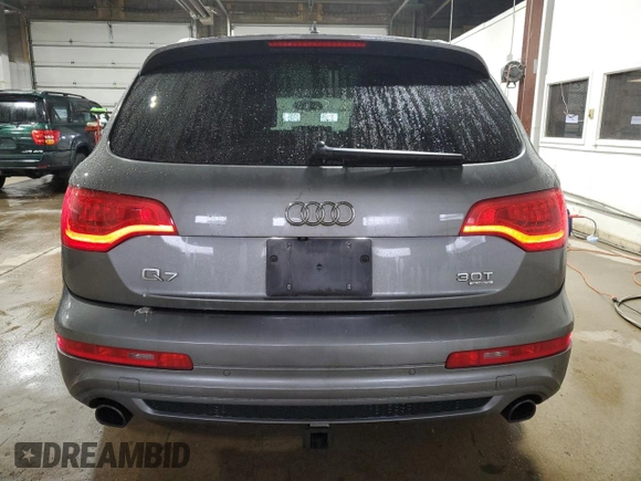 2015 Audi Q7 3.0T S line Prestige with VIN WA1DGAFE0FD025644, listed as a Copart auction lot 47640805 with 105,644 mi miles and Salvage Title. Bid and sale history available at carsss.com. Image 6.