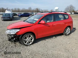 2010 Hyundai Elantra Touring SE with VIN KMHDC8AE3AU066338, listed as a Copart auction lot 48670945 with 124,348 mi miles and Salvage Title. Bid and sale history available at carsss.com. Image 1.