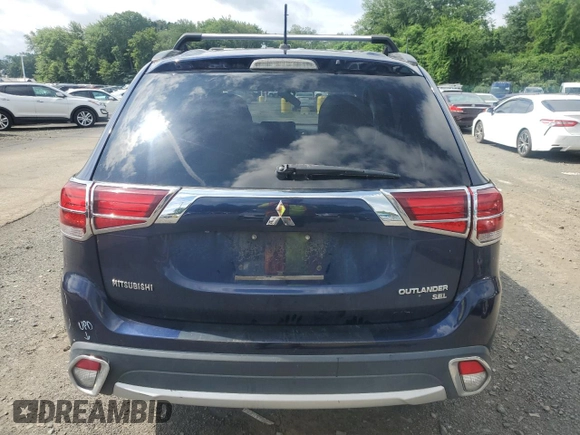 2016 Mitsubishi Outlander SE with VIN JA4AZ3A39GZ035253, listed as a Copart auction lot 62355235 with 97,963 mi miles and Salvage title. Bid and sale history available at DreamBid. Image 6.