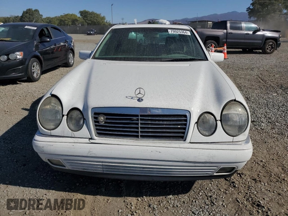 1999 Mercedes-Benz E-Class with VIN WDBJF65H6XA762532, listed as a Copart auction lot 79925364 with 196,487 mi miles and Salvage Title. Bid and sale history available at carsss.com. Image 5.