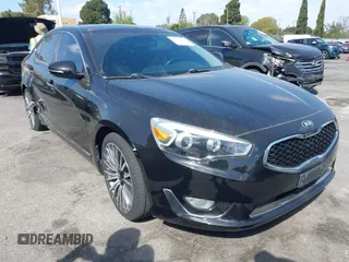 2014 Kia Cadenza Premium with VIN KNALN4D74E5129198, listed as a IAAI auction lot 41724105 with 46,680 mi miles. Bid and sale history available at carsss.com. Image 1.